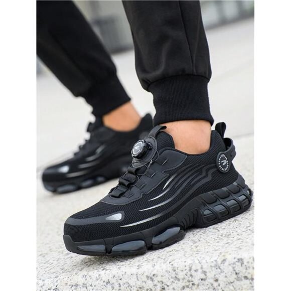 Men' Steel Toe Safety Shoes,-Black - Picture 1 of 9